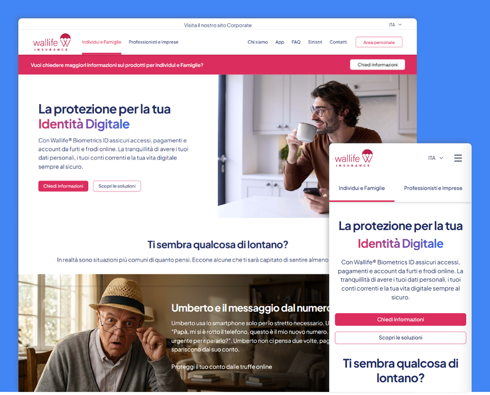 Anteprima del progetto Wallife Insurance